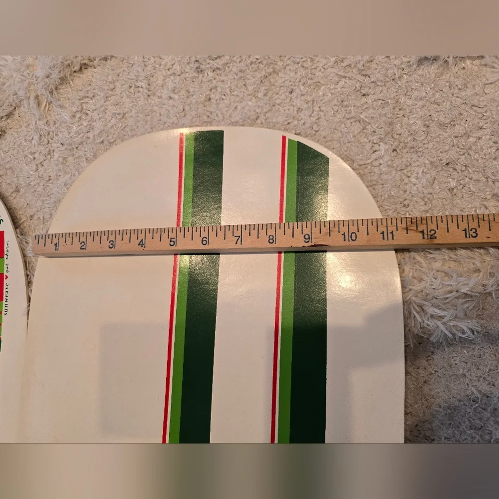 Retro Vinyl Set of 2 Christmas Placemats
